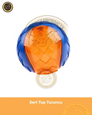 Gigwi Ball Sert Top 5 Cm Şeffaf-Turuncu Oyuncak 2'li Set