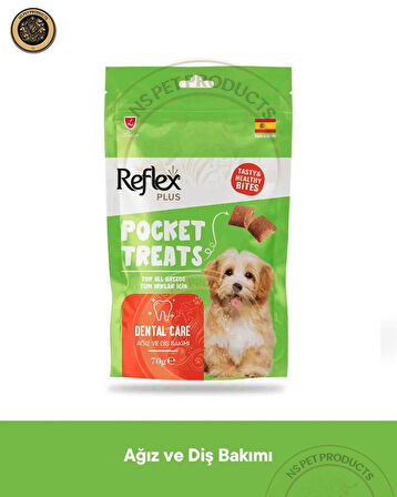 Reflex Pocket Treats 6'lı Köpek Ödül Maması Süper Set 6x70gr