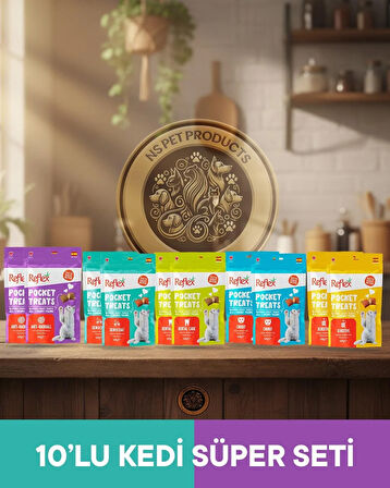 Reflex Pocket Treats 10'lu Kedi Ödül Maması Seti 10x70gr