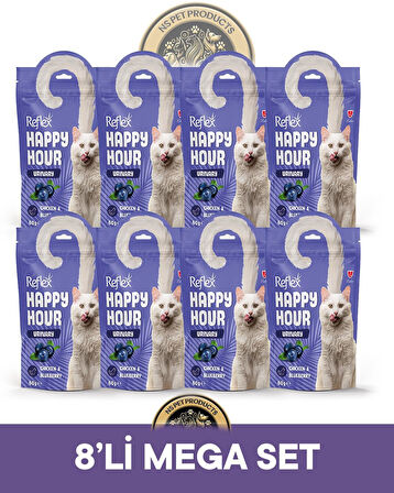 Reflex Plus Happy Hour 8'li Kedi Maması Mega Set 3 / 8x60gr