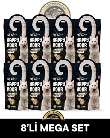 Reflex Plus Happy Hour 8'li Kedi Maması Mega Set 5 / 8x60gr