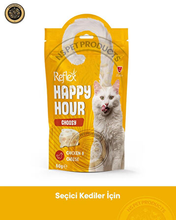 Reflex Plus Happy Hour 8'li Kedi Maması Mega Set 7 / 8x60gr