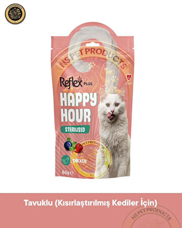 Reflex Plus Happy Hour 12'li Kedi Maması Süper Set 12x60gr