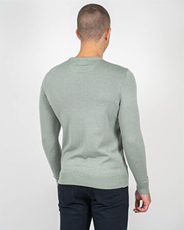 Erkek Triko Bisiklet Yaka Sık Örme Granit Slim Fit Kazak NCS JEANS 3001