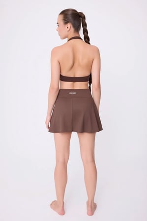 HIGHRISE FLEXFLOW™ Yüksek Bel Tenis Spor & Aktif Yaşam Etek-Şort (Skort)