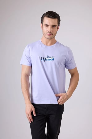 MARINE TEE™ Deniz Temalı Ribana Bisiklet Yaka Pamuk T-Shirt