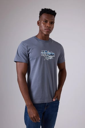 MARINE TEE™ Deniz Temalı Ribana Bisiklet Yaka Pamuk T-Shirt