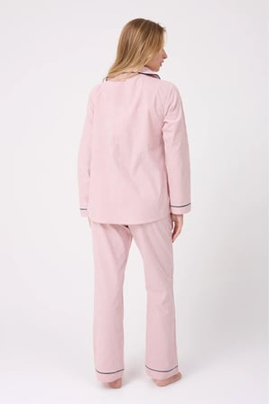 MARISILK™ SEASTRIPE Premium Dokuma Uzun Kollu Uzun Pantolonlu Kadın Pijama & Lounge Takımı