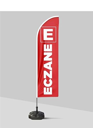  ECZANE YAZILI YELKEN BAYRAK