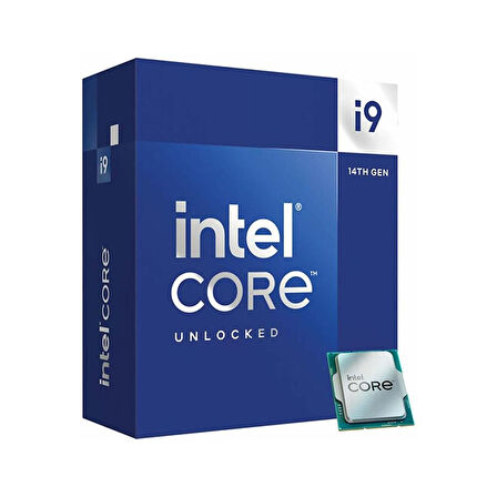 Intel Core i9 14900K BX8071514900K (3.2GHz - 6.0GHz) 36MB LGA1700P 125W Kutulu İşlemci