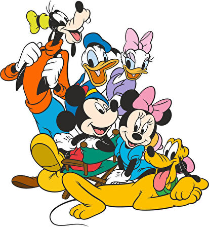 Maki Home Kız Çocuk Disney Arkadaslar Baskılı Beyaz Tshirt 5 6 7 8 9 10 11 12 13 14 yaş