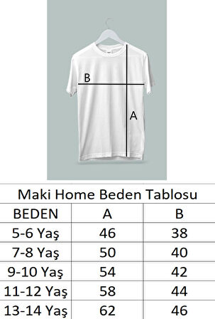 Maki Home Kız Çocuk Lilo Sticth II Baskılı Beyaz Tshirt 5 6 7 8 9 10 11 12 13 14 yaş