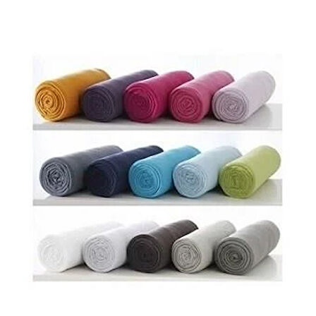 Maki Home %100 Pamuklu Hardal 120x200+50x70 Tek Kişilik Lastikli Çarşaf Takımı