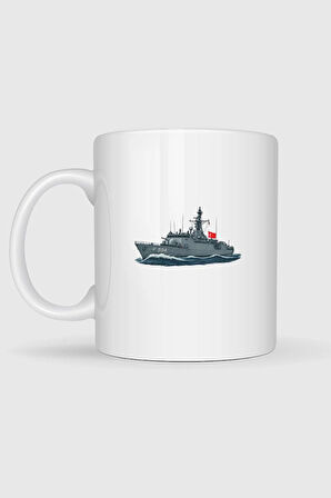  F504 Tcg Bartın Savaş Gemisi Tasarımlı Kupa Bardak