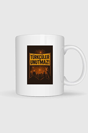  Türkçüler Unutmaz Bozkurt Tasarımlı Kupa Bardak