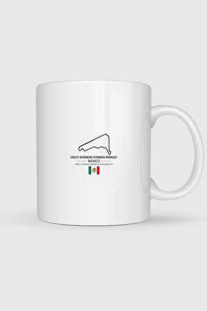  Mexico Grand Prix F1 Tasarımlı Kupa Bardak