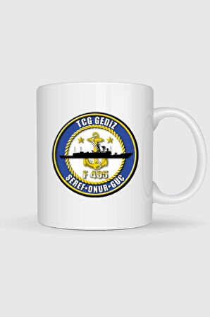  Tcg Gediz Seyir Temalı Tasarımlı Kupa Bardak