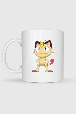  Meowth Tasarımlı Kupa Bardak