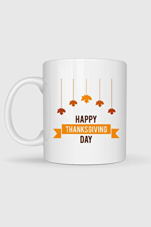 Public Holiday Thanksgiving Day Tasarımlı Kupa Bardak