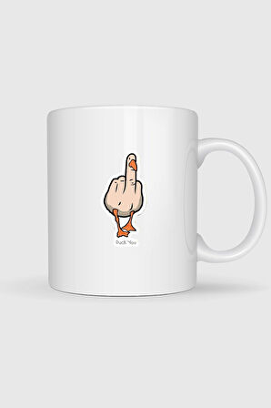  Duck You Tasarımlı Kupa Bardak