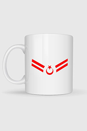  Uzman Çavuş Tasarımlı Kupa Bardak