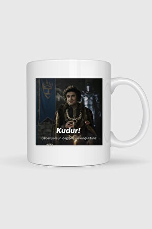  Geberiyorsun Değil Mi Kıskançlıktan Kudur! Prens Dizisi Tasarımlı Kupa Bardak