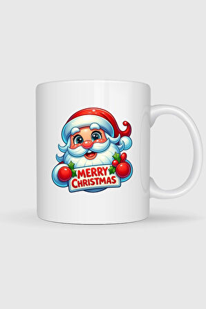  Merry Christmas Yılbaşı Baskılı Kupa Bardak