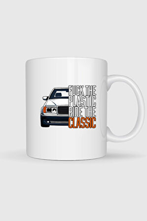  Plastik Araba Kullanma Klasik Araba Kullan Baskılı Kupa Bardak