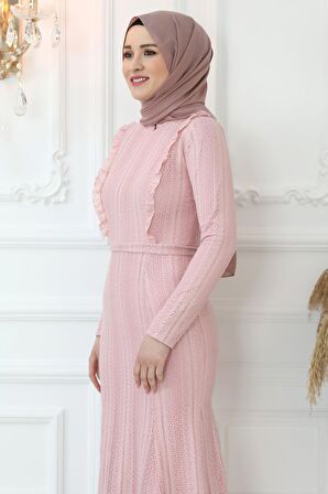 Amine Hüma Belin Abiye Pudra