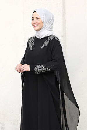 Amine Hüma Beste Abiye Elbise Siyah