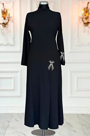 Amine Hüma Tuay Abiye Elbise Siyah