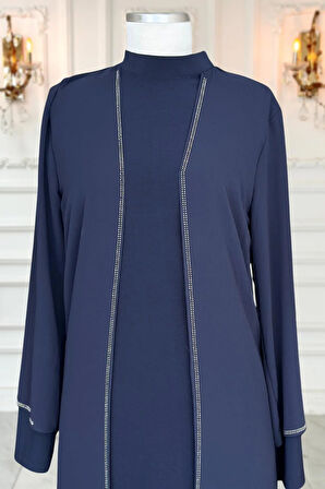 Amine Hüma Sezen Abiye Takım Lacivert