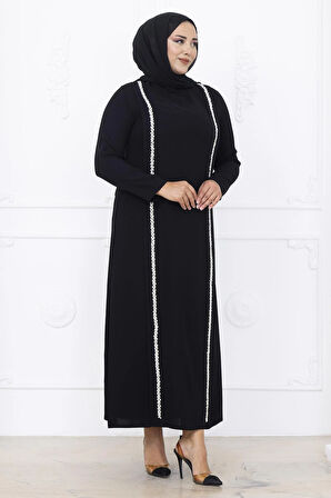 Amine Hüma Yakut Abiye Elbise Siyah