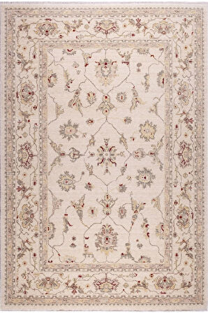Crea Oda Halısı Klasik 133x190 Demirci Yün 8008 Krem