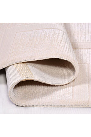 Crea Yolluk Halısı Modern 100x300 Karen 6460ak Bej