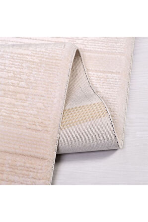 Crea Yolluk Halısı Modern 100x300 Karen 6460ak Bej