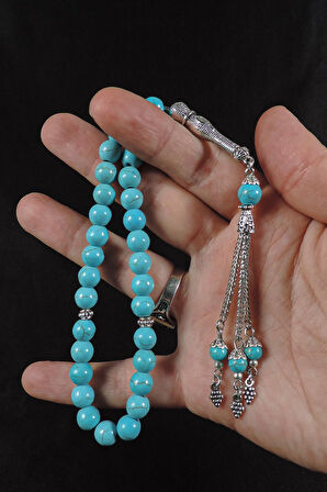 Doğal Firuze Taşı Tesbih