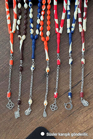 7'li Özel Tasarım Bilardo Tesbih Seti