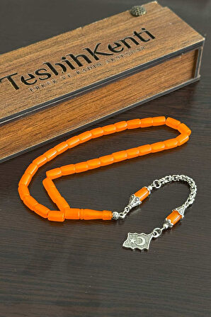 Günlük Kullanım Boy Turuncu Uçak Camı Tesbih