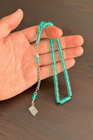 Günlük Kullanım Boy Su Yeşili Uçak Camı Tesbih