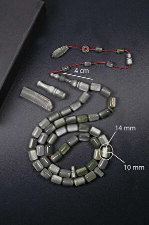 Sedefli Usta İşçilik 45 Taneli Eski Fransız Galalit Tesbih