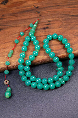 Turkuaz Renk Özel Seri 45 Taneli Bakalit Sıkma Tesbih