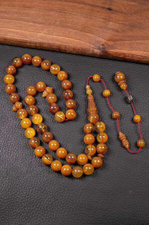 Kahverengi Özel Seri 45 Taneli Bakalit Sıkma Tesbih