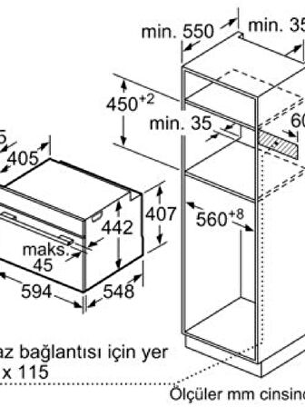 Siemens CD634GAS0 iQ700 Buharlı Fırın