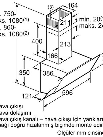 Profilo DVK6J661 Davlumbaz