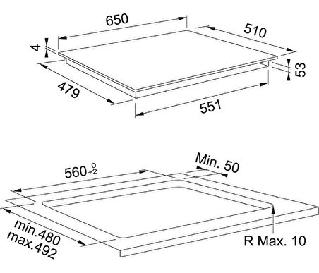 Franke 108.0613.587 Mythos 65Cm Ankastre Ocak