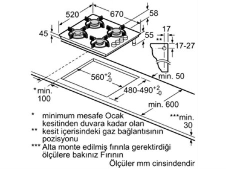 Siemens EO7C6PO12O Beyaz Cam Ocak