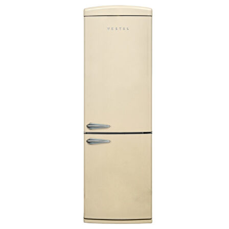 Vestel Retro NFK37201 Bej Buzdolabı