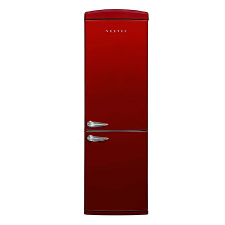 Vestel Retro NFK37201 Bordo Buzdolabı
