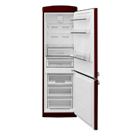 Vestel Retro NFK37201 Bordo Buzdolabı